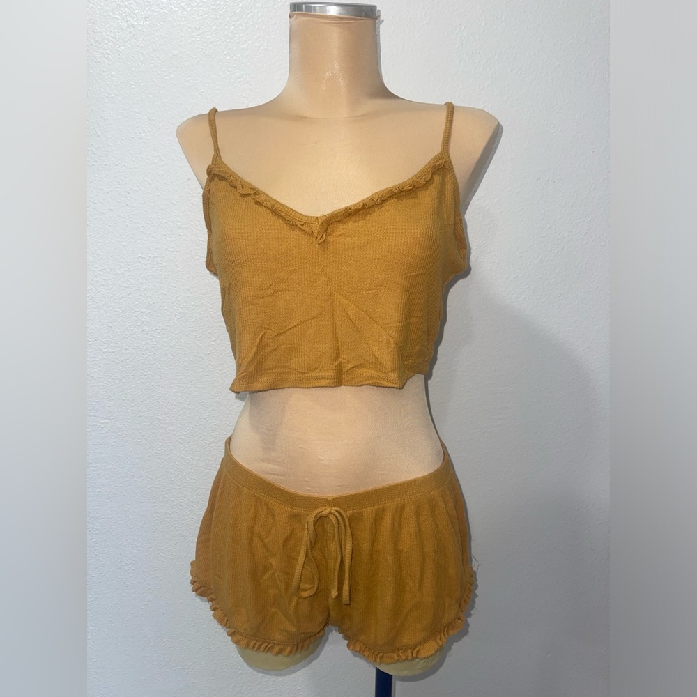 Women's Mustard Sleepwear Set